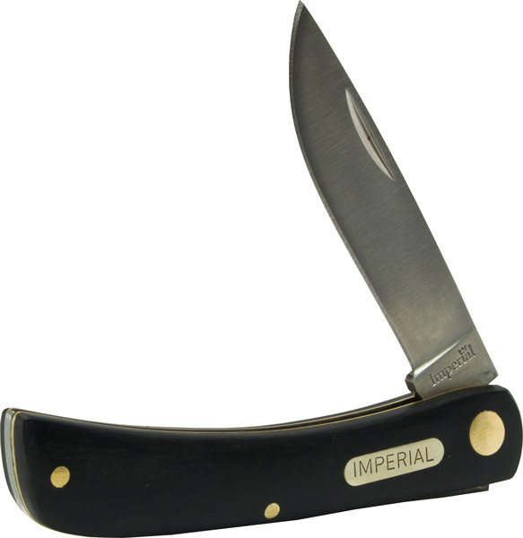 Schrade Imperial 3.7" SS/BLK HDL Knife - View 2