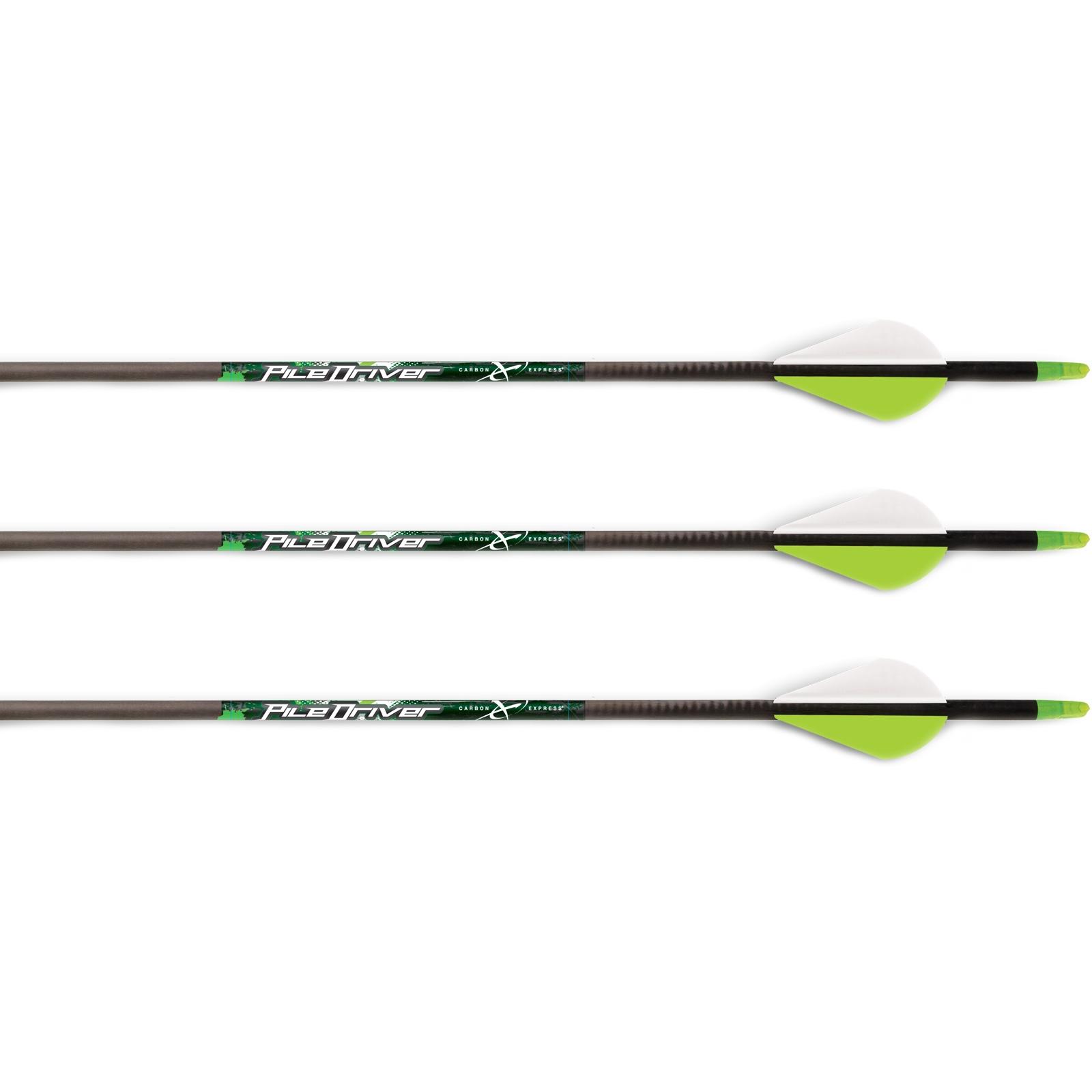 Carbon Express 52148 Piledriver Crossbolt Green 20" Carbon Fiber 3 Pack - View 2