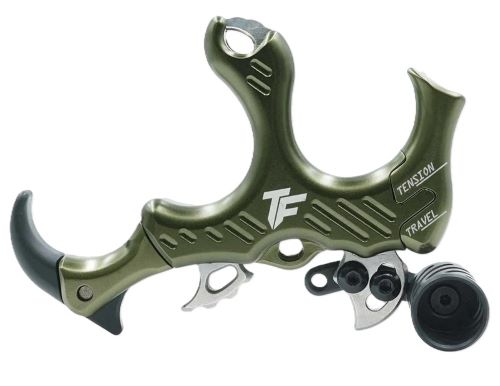 TruFire T21203 Synapse Lite Release, Green, Aluminum, 3-Finger, Adjustable - View 2