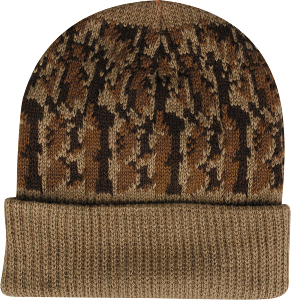 Outdoor Cap Reversible Beanie Camouflage/Blaze One Size Model: KR-500 - View 2
