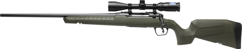 Savage 32191 Axis Left-Handed 270 Win Rifle, Matte Black/Green Stock - View 2