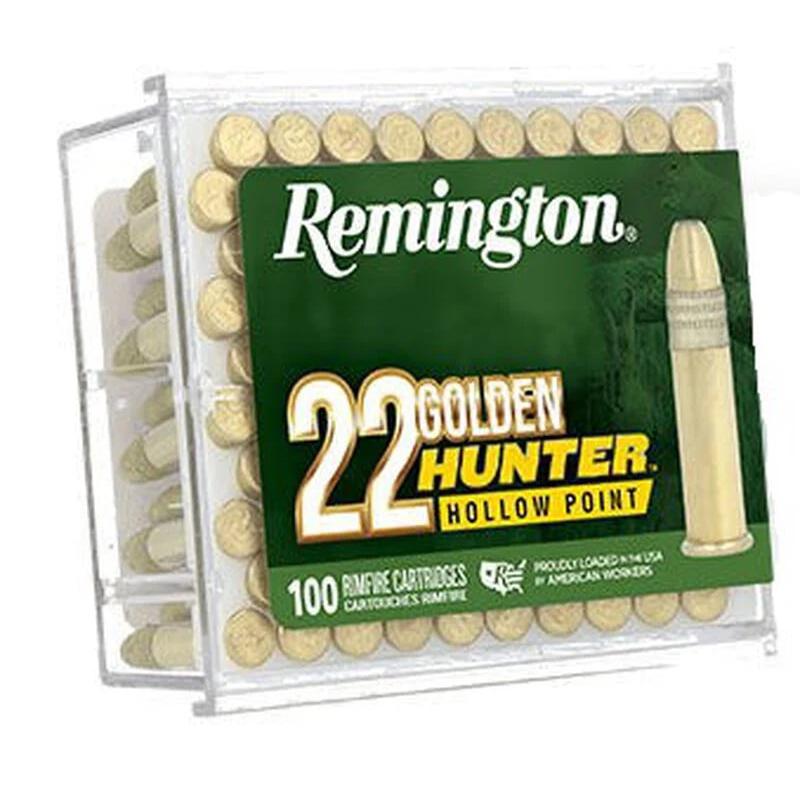 Remington Golden Hunter Rimfire Ammunition .22 LR 40gr PHP 1255 fps 100/ct - View 2