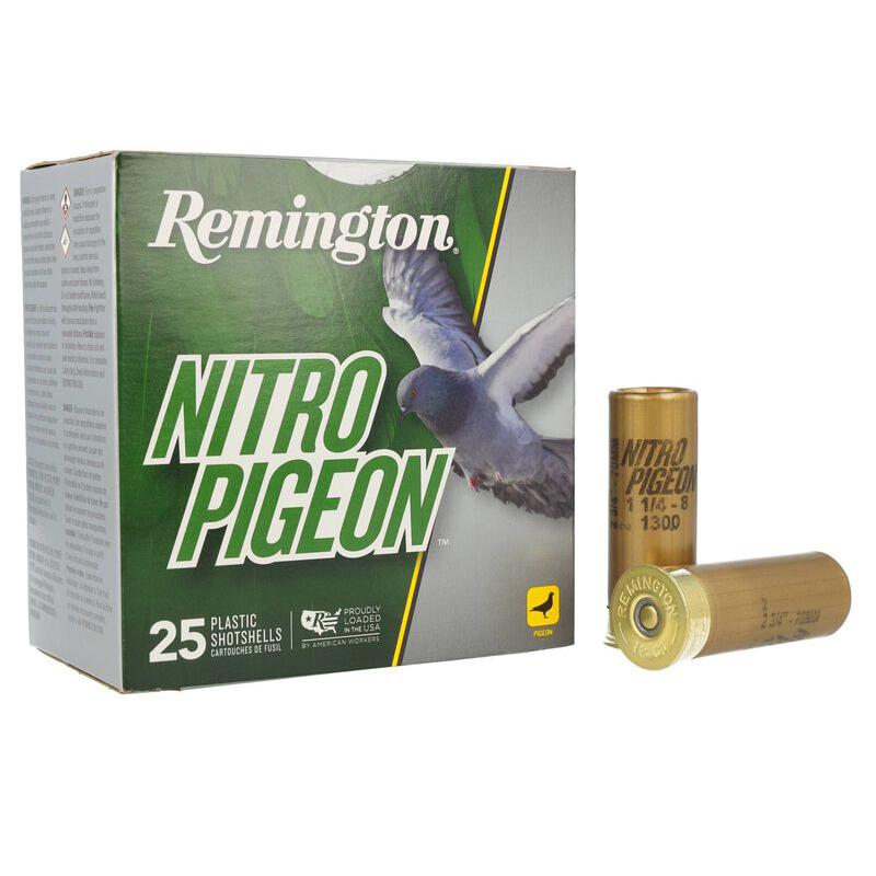 Remington Nitro Pigeon Shotshells 12ga 2-3/4 1-1/4oz 1300 fps #8 25/ct - View 2