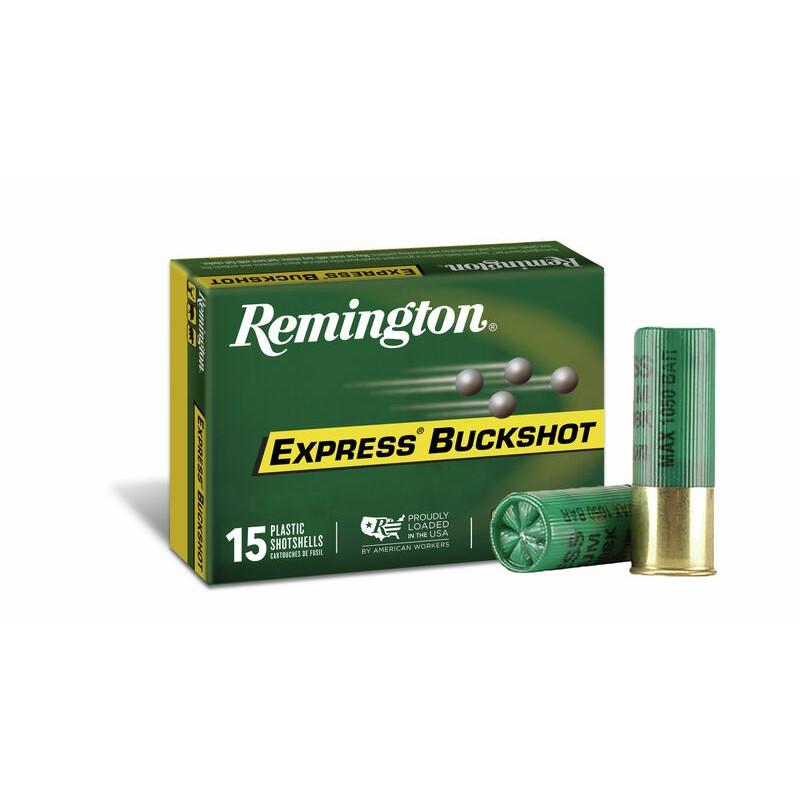 Remington Ammunition 26876 Express Buckshot 12 Gauge 2.75" 00 Buck Shot 15 Per Box/ 5 Cs - View 2