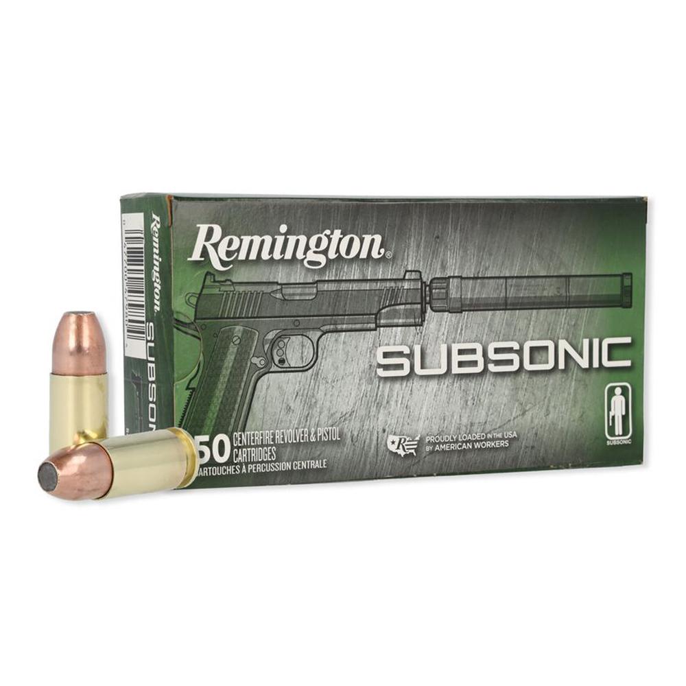 Remington 28435 9mm Luger 147 Grain FNEB 50 Rounds Subsonic Ammo - View 2