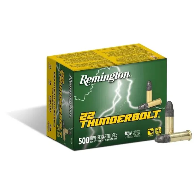 Remington 21241 22LR 40 Grain Lead Round Nose 500 Rounds Rimfire Ammo - View 2