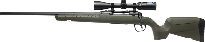 Savage 32236 Axis 223 Rifle 4+1 Matte Black Green Synthetic Stock - View 2