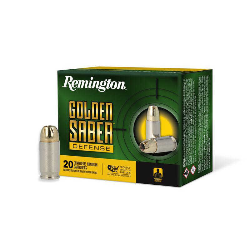 Remington Golden Saber Defense 380 ACP 102 Grain BJHP 20 Rounds Nickel Plat - View 2
