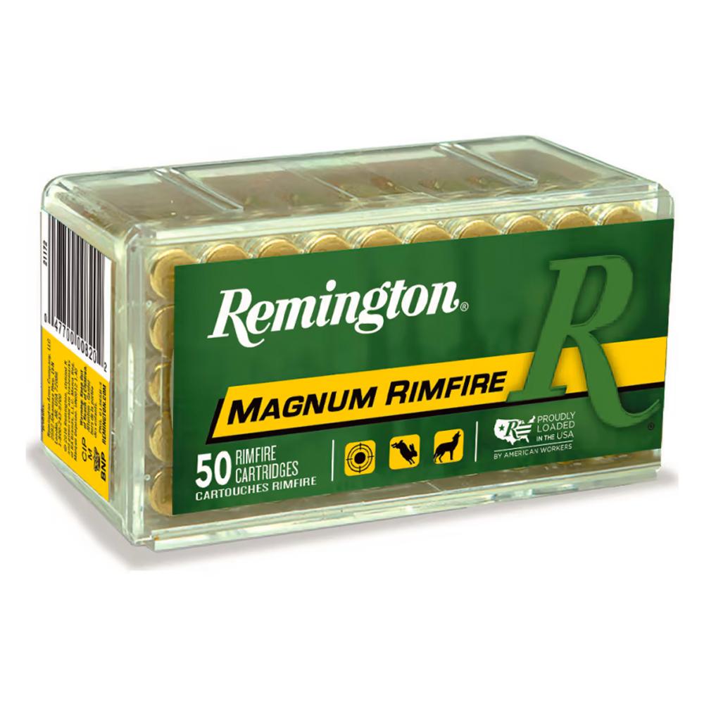 Remington Ammunition 20025 Magnum Rimfire 17 HMR 20 gr Pointed Soft Point (PSP) 50 Per Box/ 40 Cs - View 2