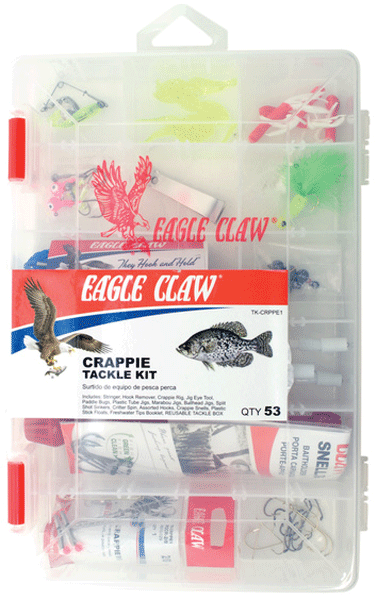 Eagle Claw TK-CRPPE1 Crappie Tackle Kit: Durable, Long-Lasting, 53-Piece Set - View 2