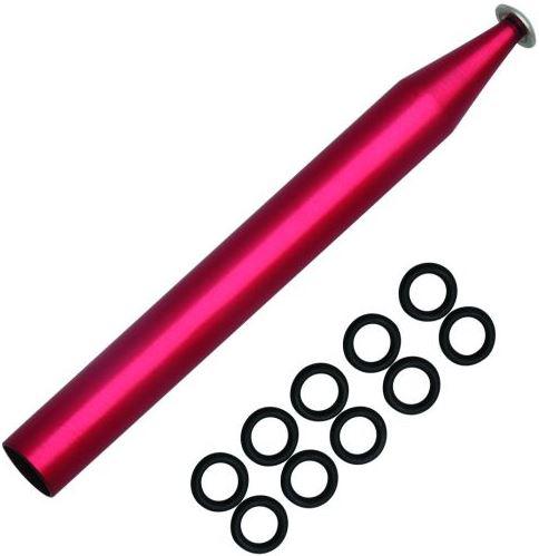 EC WACKY WORM FISHING TOOL 1/2" RED WITH 10 BLK O-RINGS     - View 2