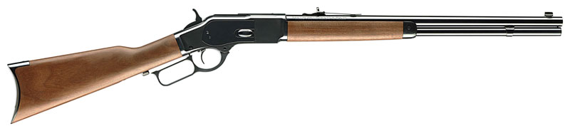Winchester Repeating Arms Model 1873 Short Rifle 44-40 Win 10+1 20" Blued Round Barrel, Walnut Straight Grip Stock - View 2