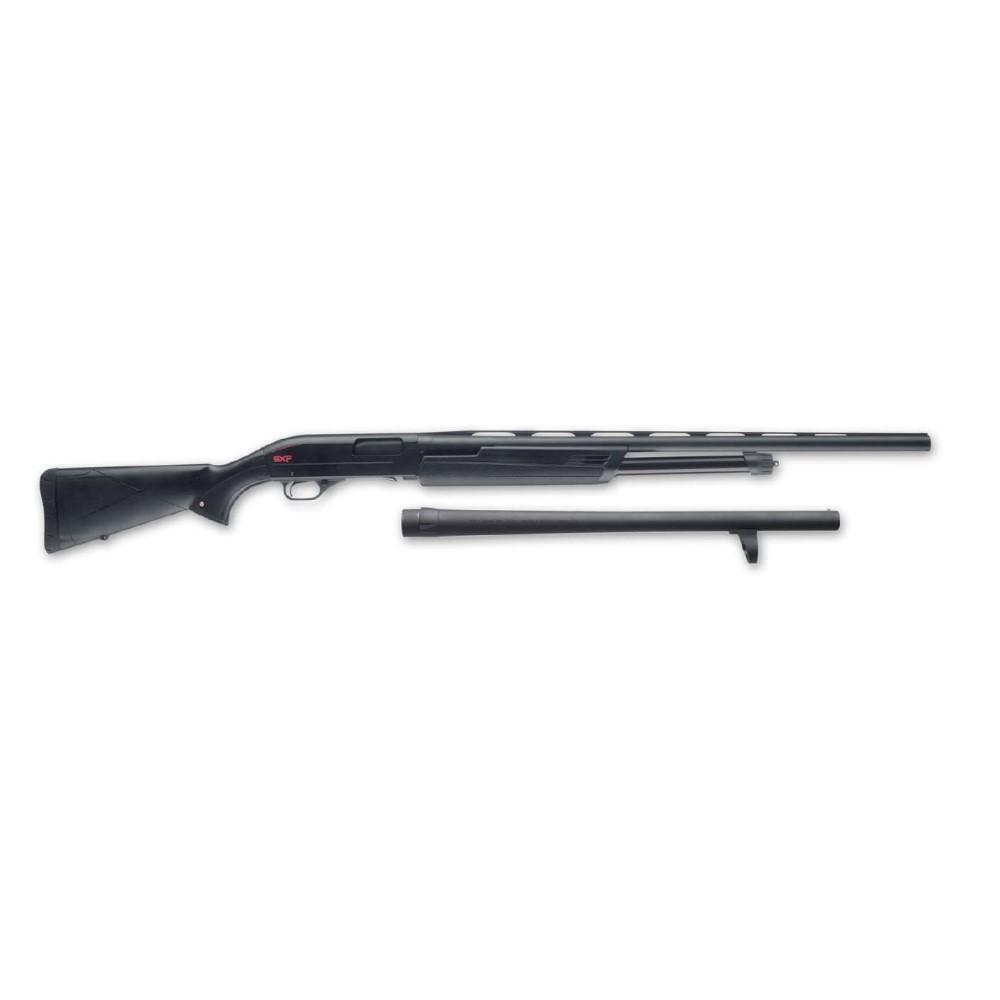 Winchester 512257691 SXP Camp/Field Combo, 20 Gauge, 26" Matte Black Barrel, Slide Action, 5+1 Capacity, Invector Chokes, Black Composite Stock - View 2