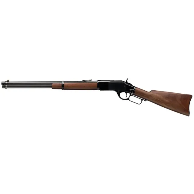 Winchester Guns 534255137 Model 1873 Carbine 38 Special, 357 Mag 10+1 Cap 20" Brushed Polish Blued Rec/Barrel Satin Oiled Walnut Fixed Straight Stock Right Hand (Full Size) - View 2
