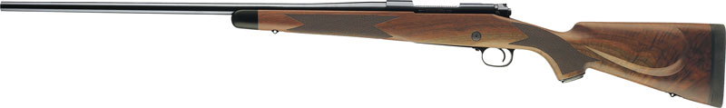 Winchester Repeating Arms Model 70 Super Grade 264 Win Mag Caliber 3+1 Capacity 26" Barrel High Polished Blued Metal Finish Satin Fancy Walnut Stock Right Hand Full Size - View 2