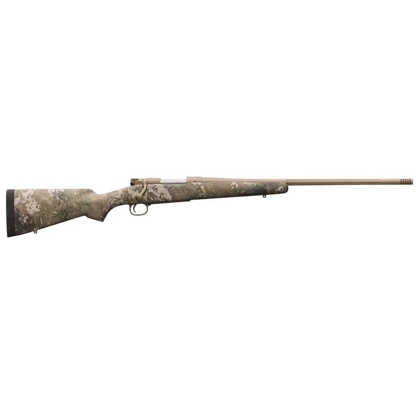 Winchester Model 70 Extreme Hunter MB 6.8 Western 24 in FDE Cerakote 3+1 Bo - View 2