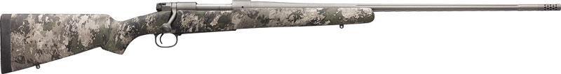 Winchester 70 Extreme VSX MB, Bolt-Action, 300 Win Mag, 26" Fluted Barrel, Tungsten Cerakote, TrueTimber VSX Camo, 3-Round - View 2