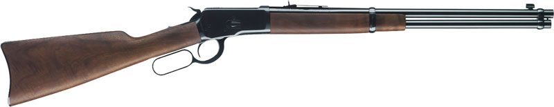 Winchester Guns Model 1892 Carbine 45 Colt (LC) Caliber 10+1 Capacity 20" Barrel Brushed Polish Blued Metal Finish Satin Walnut Fixed Straight Grip Stock Right Hand - View 2