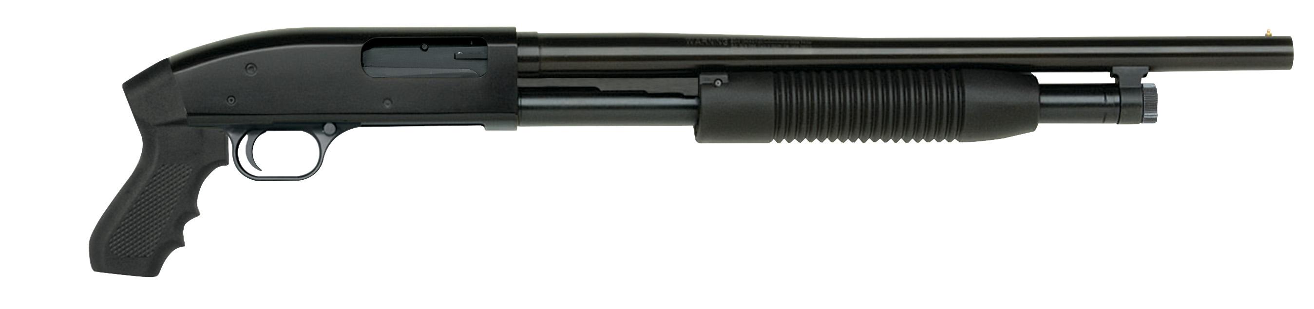 Maverick Arms 31008 88 Cruiser 12 Gauge 5+1 18.50" Blued Barrel Cylinder Bore Bead Sights Dual Extractors Anti-Jam Elevator Synthetic Pistol Grip Stock Ribbed Forearm Cross-Bolt Safety - View 2