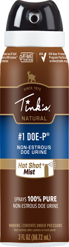 Tink's #1 Hot Shot Doe-P 3oz Natural Doe Urine Quieter Spray - View 2
