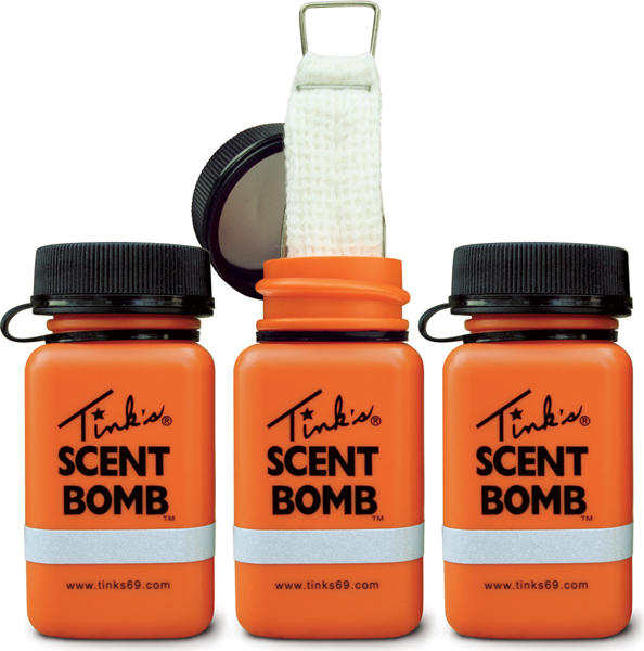 Tink's W5841 Scent Bomb 1oz Jar 3 Pack Blaze Orange Reflective Strip - View 2