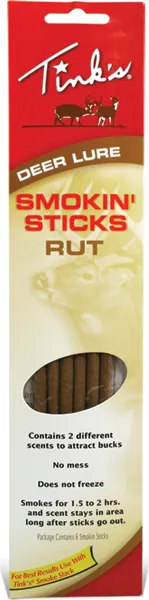 Tinks W6106 Smokin Stick Deer Attractant Doe In Estrus Scent 6 Per Pkg - View 2