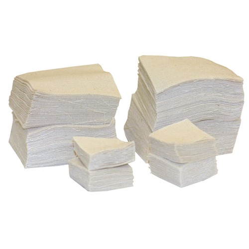 Brownells MIL-SPEC Cotton Patches 1.25" Square .22 Cal 1000 Pack - View 2