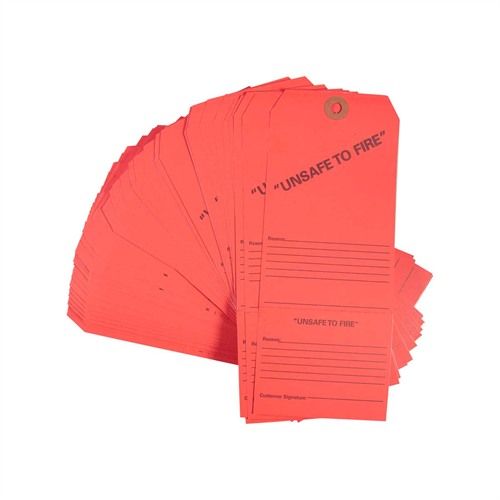 Brownells UNSAFE TO FIRE TAGS 50 PACK - View 2