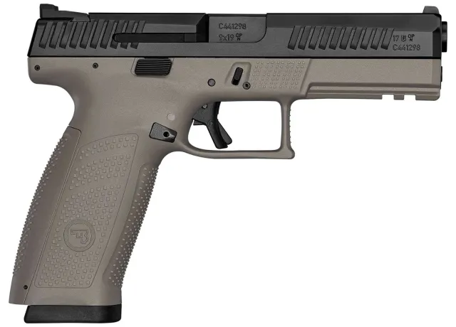 CZ-USA P-10 F 9mm 4.5 In 19 Round FDE/Nitride Fixed Sights 91541 - View 2