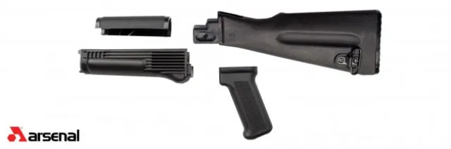 Arsenal 4 Piece NATO Length Black Polymer Stock Set - View 2