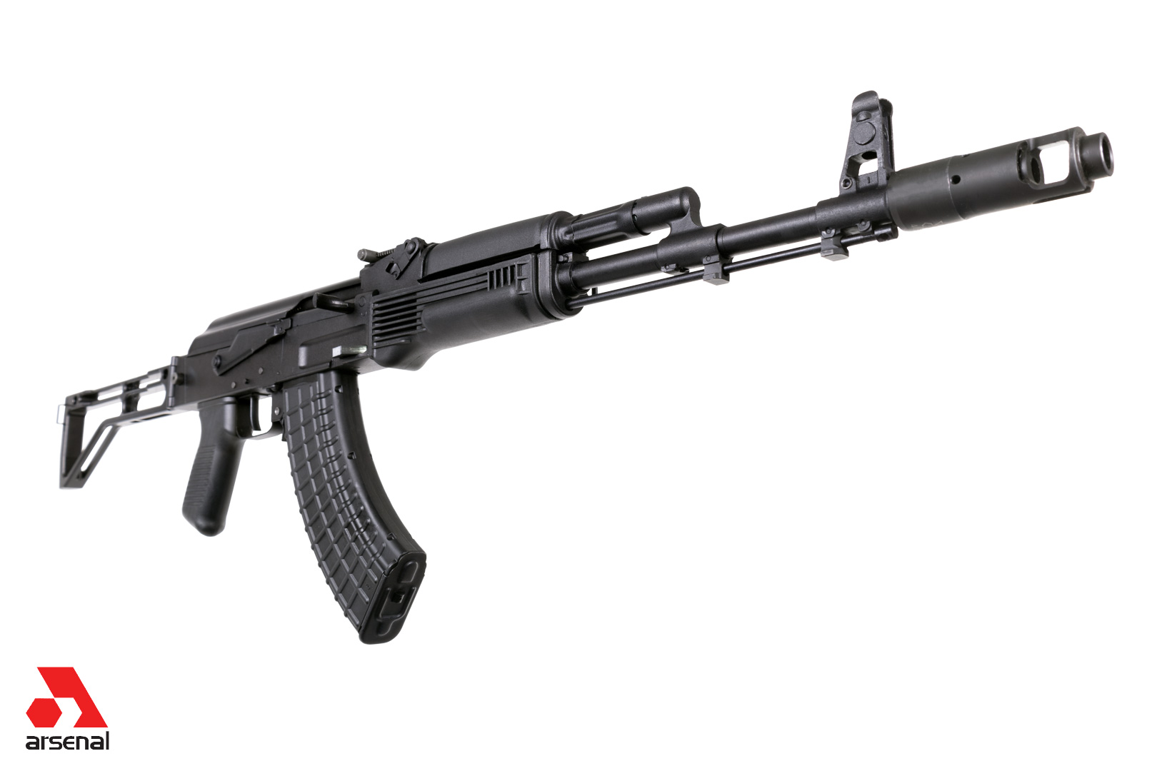 Arsenal SAM7SF 7.62x39mm Semi-Auto AK-47 Rifle with Aluminum Side-folding Buttstock Black Furniture - View 2