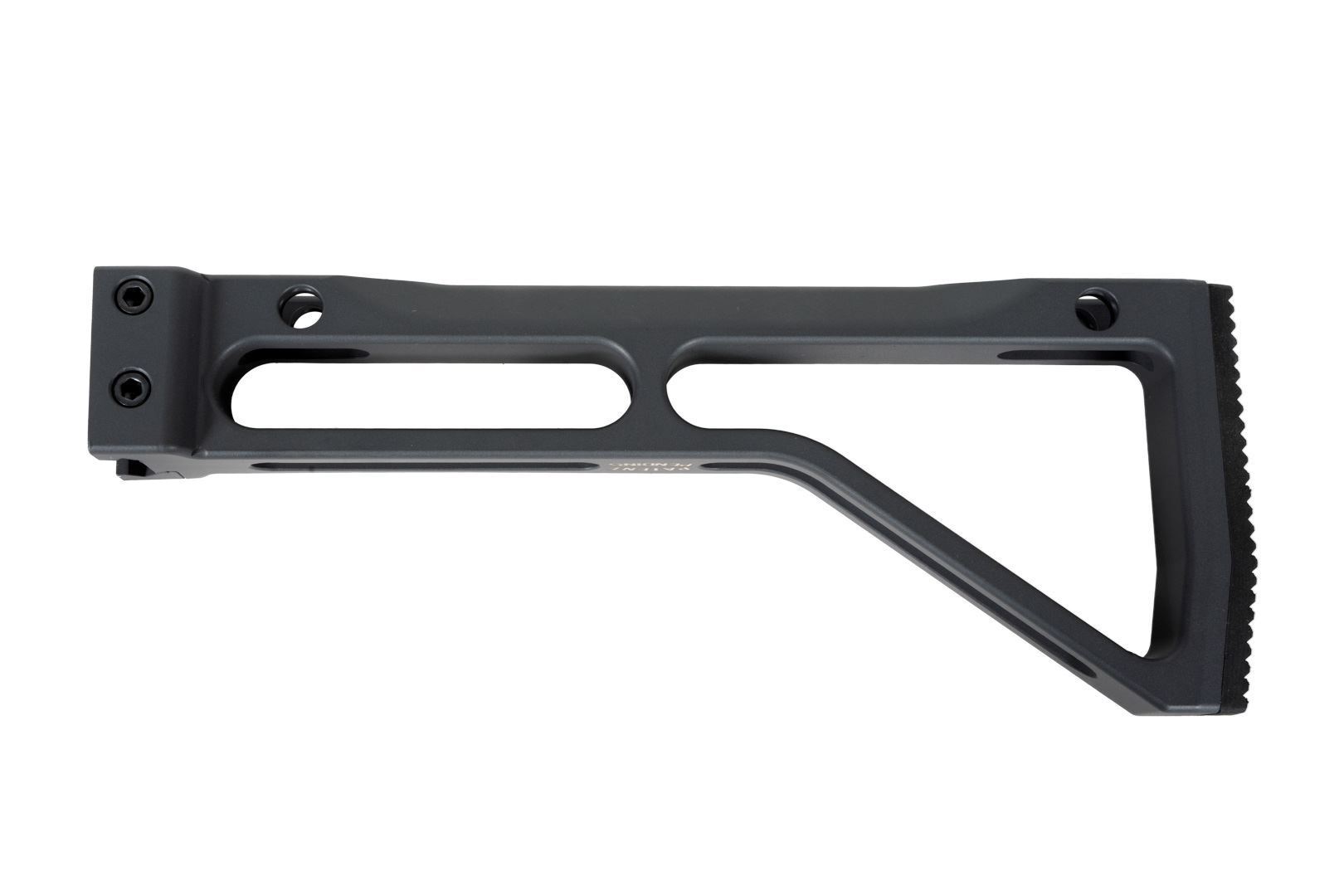 Arsenal CNC Machined Aluminum Tactical Buttstock Assembly 1913 Picatinny Attachment Gray - View 2