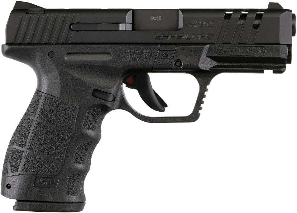 SAR USA SAR9CXBL 9mm 15Rd Black Optics Ready Rail - View 2