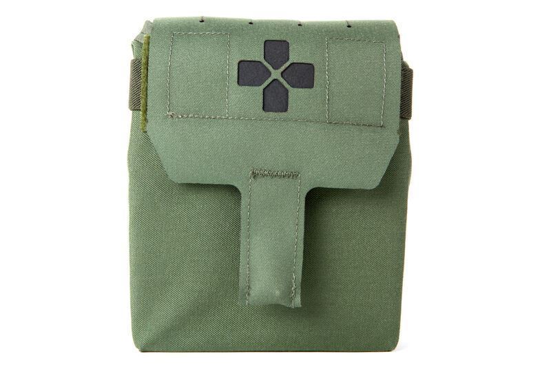 Blue Force Gear Trauma Kit NOW! MOLLE Mounted Helium Whisper Empty OD Green - View 2