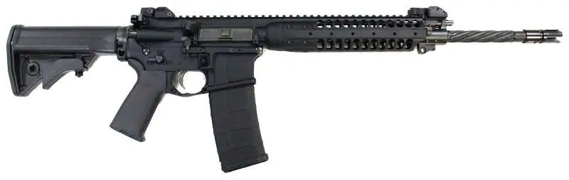 LWRCI ICER5B16 M6 AR-15 5.56 NATO Rifle, 16" Fluted Barrel, 30-Rd Black - View 2