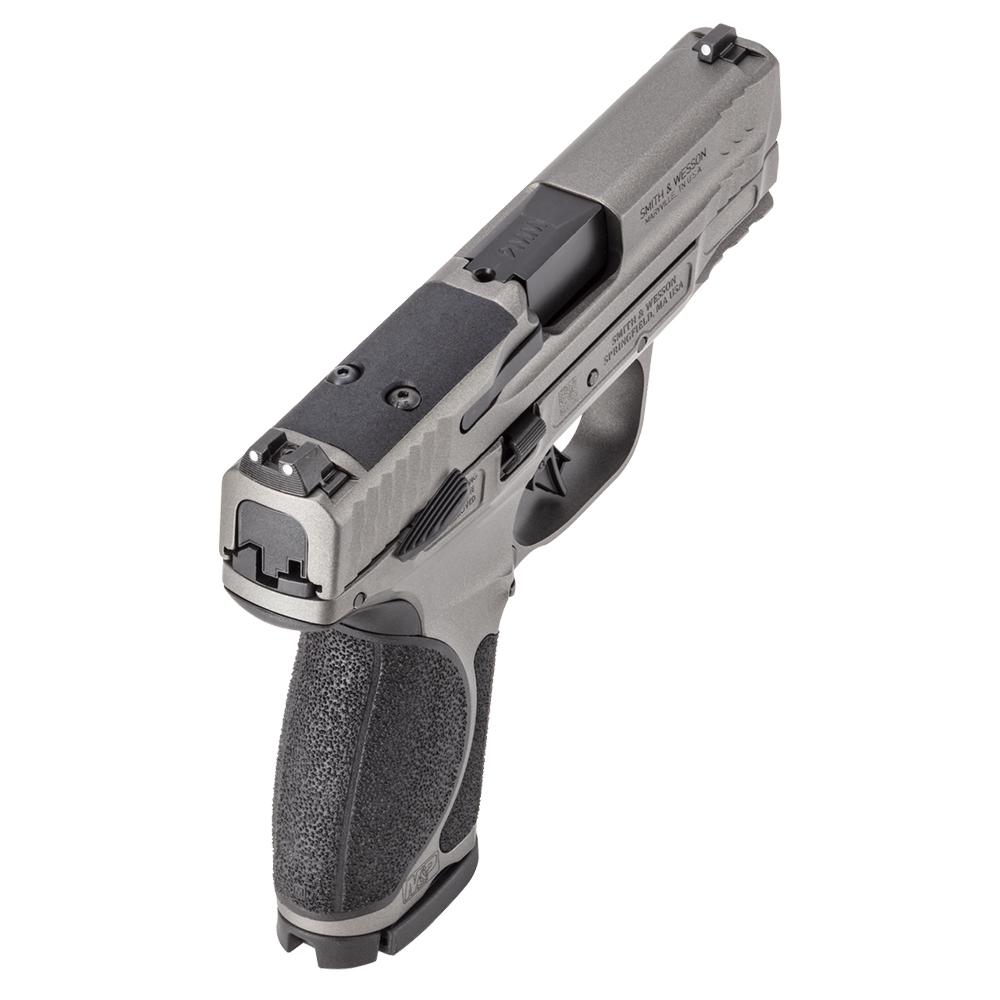 Smith and Wesson 14804 M&P9 M2.0 Metal Compact OR 9mm 3.6" Tungsten Gray Cerakote Semi-Auto Pistol - View 2
