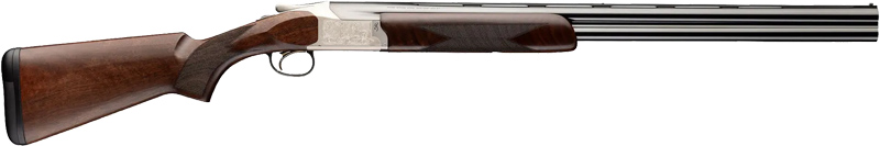 Browning Citori 825 Feather Shotgun 12 ga 28 in Walnut 3in Engrvd Slvr/Blue DS Chokes - View 2
