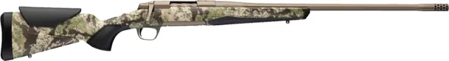 Browning 036138294 X-Bolt 2 Speed 6.5 PRC 24" Fluted Sporter Barrel Smoked Bronze Cerakote Rifle - View 2