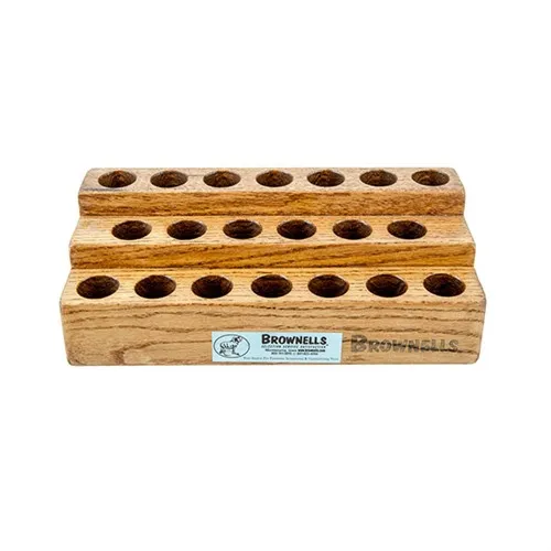 Brownells Oak Screwdriver Bench Block - View 2