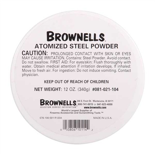 Brownells FGA01104 Atomized Steel Powder 12oz Parkerizing Supplies - View 2