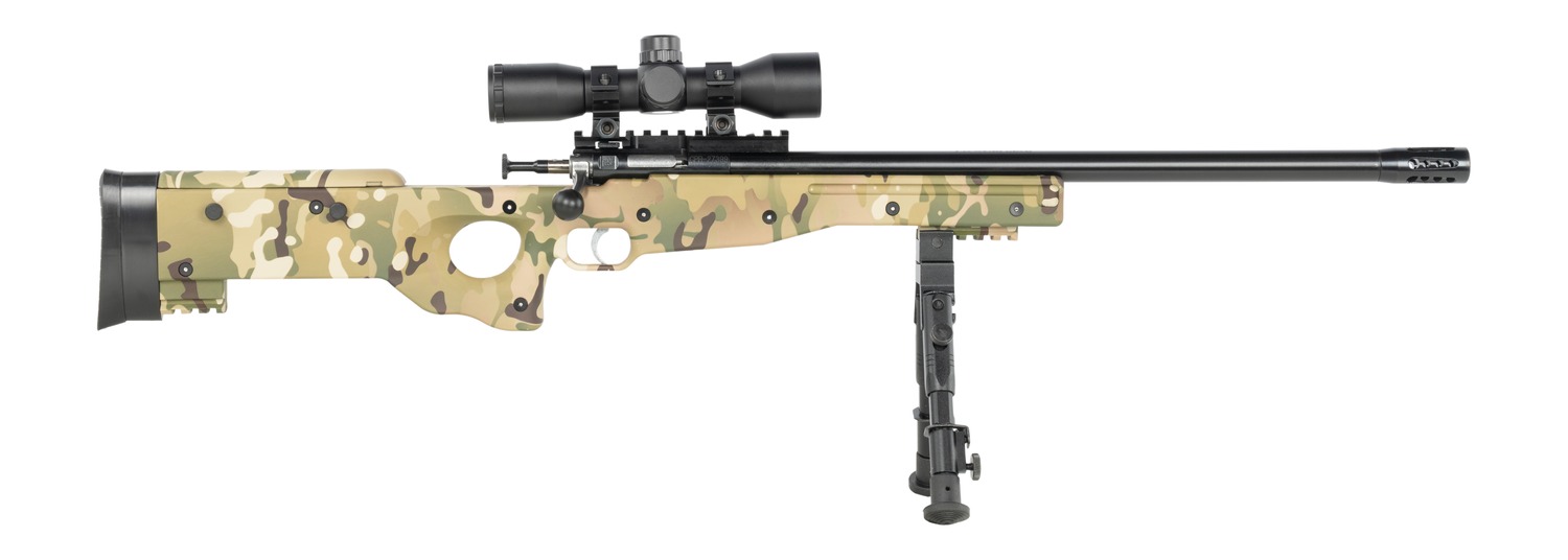 Keystone Crickett Precision Rifle Package 22 LR 16.1 in. Blued/Multi Cam - View 2