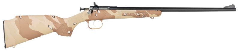 Keystone Crickett Hydro-Dipped Synthetic Rifle 22 LR 16.1 in. Blued/Desert Storm Camo - View 2