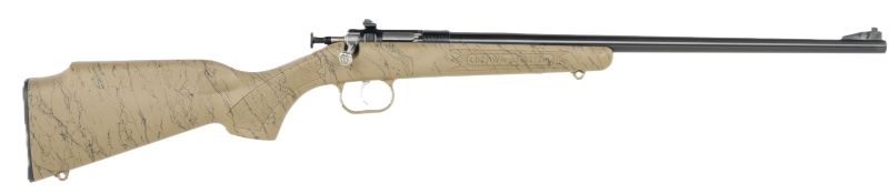 Keystone Crickett Rifle 22 LR 16.1 in. Blued/Tan w/Black Web - View 2