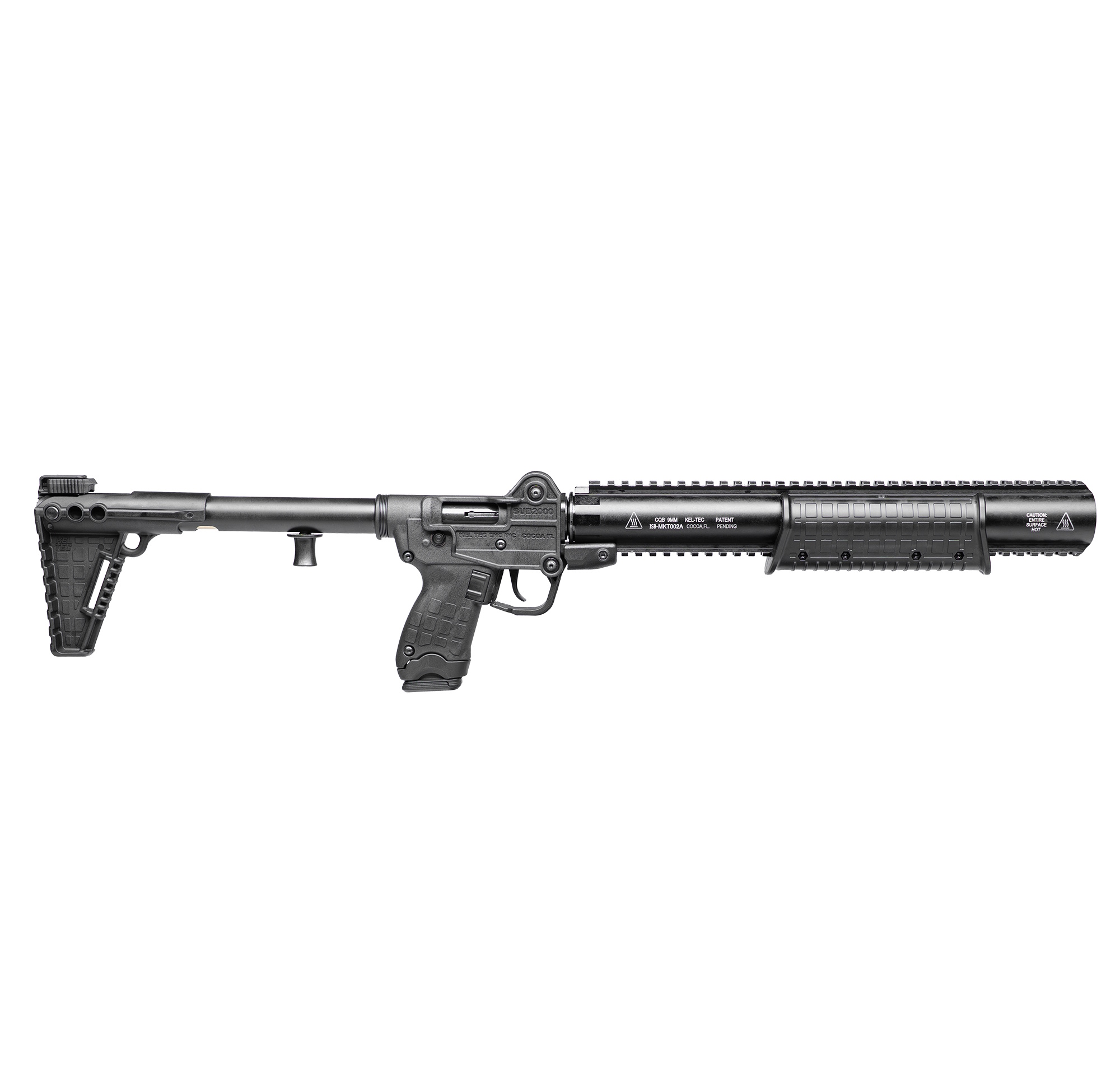 KelTec Sub CQB Rifle 9mm 16.25 in. BLK Integrally Suppressed 17 rd. - View 2