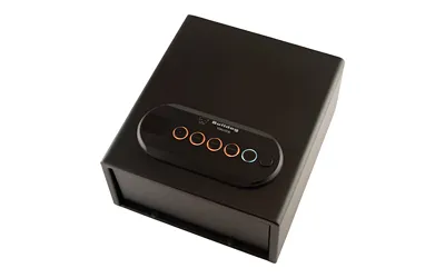 Bulldog Cases Single Pistol Vault 13"x8.25"x2.75" Trio Lock-Key LED Code - View 3