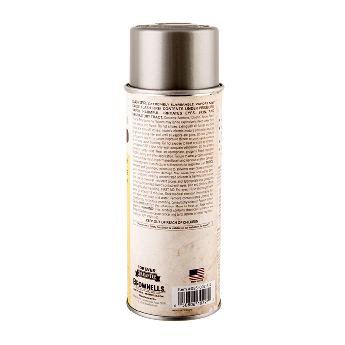 Brownells 1A29S901 Aluma-Hyde II Matte Stainless Steel Gray Aerosol 12oz - View 4