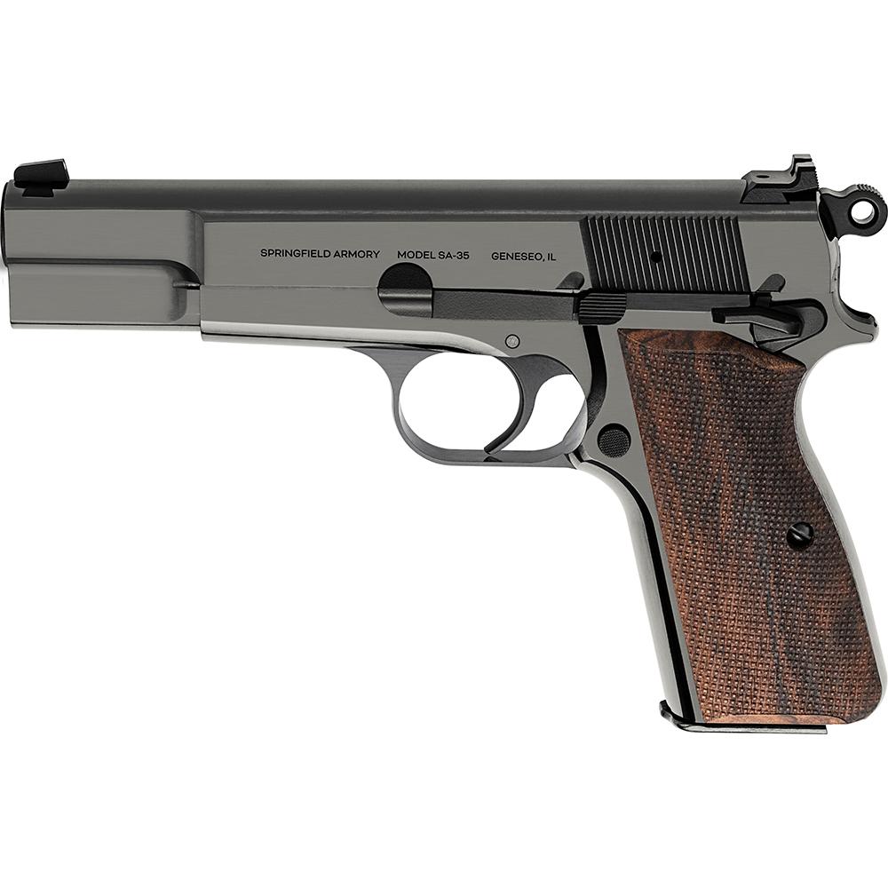 Springfield Armory SA-35 Handgun 9mm Luger 15rd Magazine 4.7 Barrel Black with Wood Grip - View 2