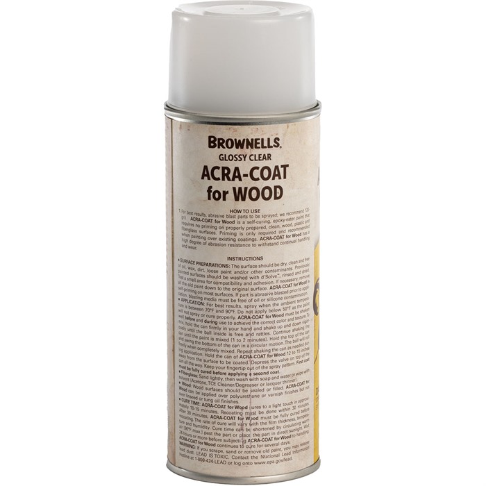 Brownells Acra-Coat for Wood Gloss Clea 12OZ - View 2
