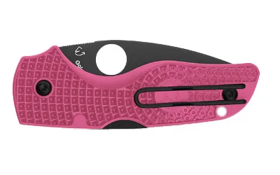 Spyderco Lil Native C230PPNBK PNK LW Breast Cancer - View 3