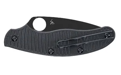 Spyderco UK Penknife C94GMCBKP Salt Black - View 3